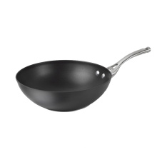 Aluminum Alloy non-stick wok fry pan with long handle discount